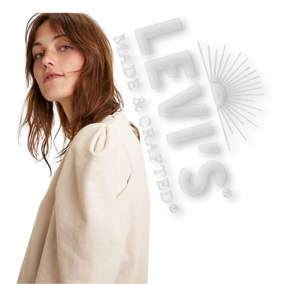 Levi’s Made & Crafted Angel Sleeve Sweater Puff Shoulder - Picture 3 of 16